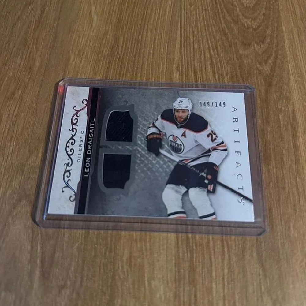 2021-22 Upper Deck Artifacts #137 Leon Draisaitl Dual Relic /149